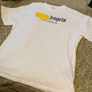 Palm Angels Los Angeles white tee